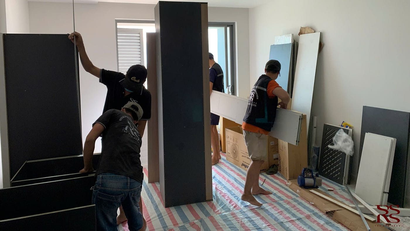 Thi công nội thất được thực hiện bởi The Red Sóng