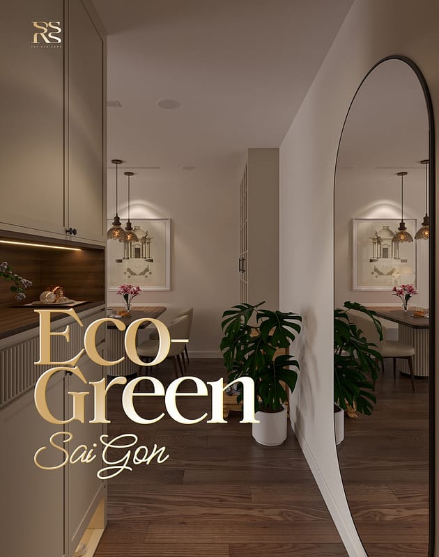 Thiết kế nội thất căn hộ EcoGreen Saigon
