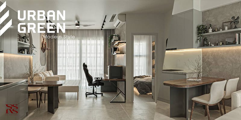 Thiết kế nội thất căn hộ Urban Green - Kusto Home, tháp Aster