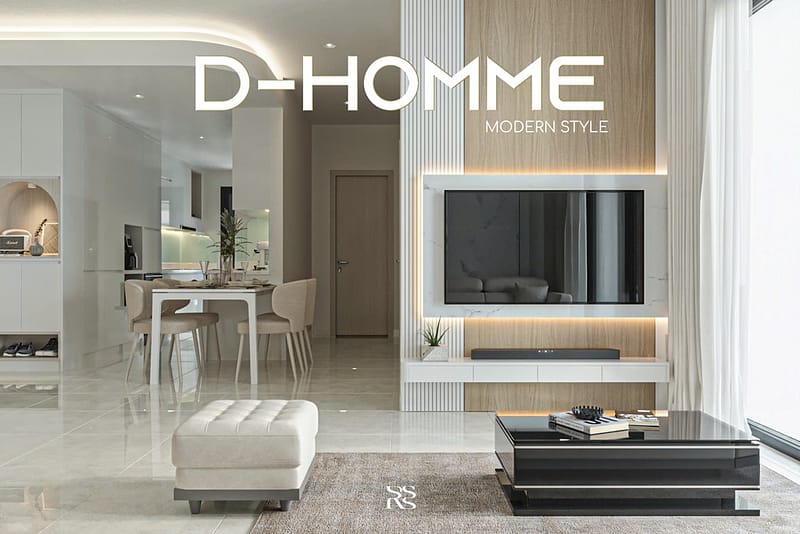 Thiết kế nội thất căn hộ D-homme quận 6