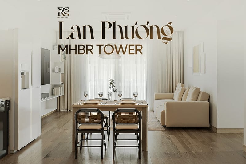 Thiết kế nội thất căn hộ MHBR Tower Lan Phương phong cách Japandi