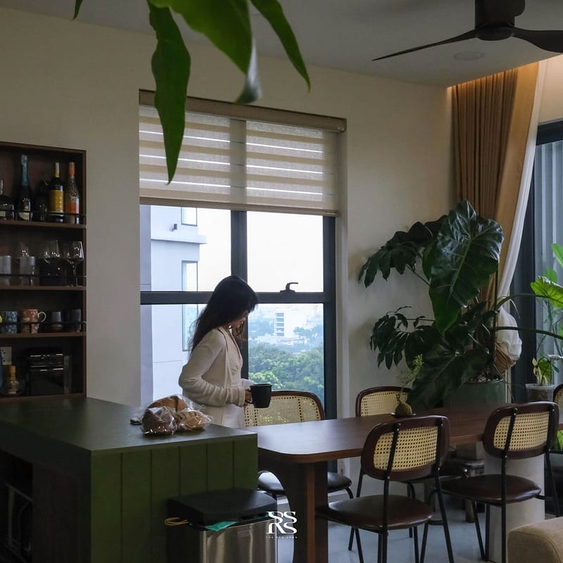 Hoàn thiện nội thất phòng khách căn hộ Diamond Centery - Gamuda Land