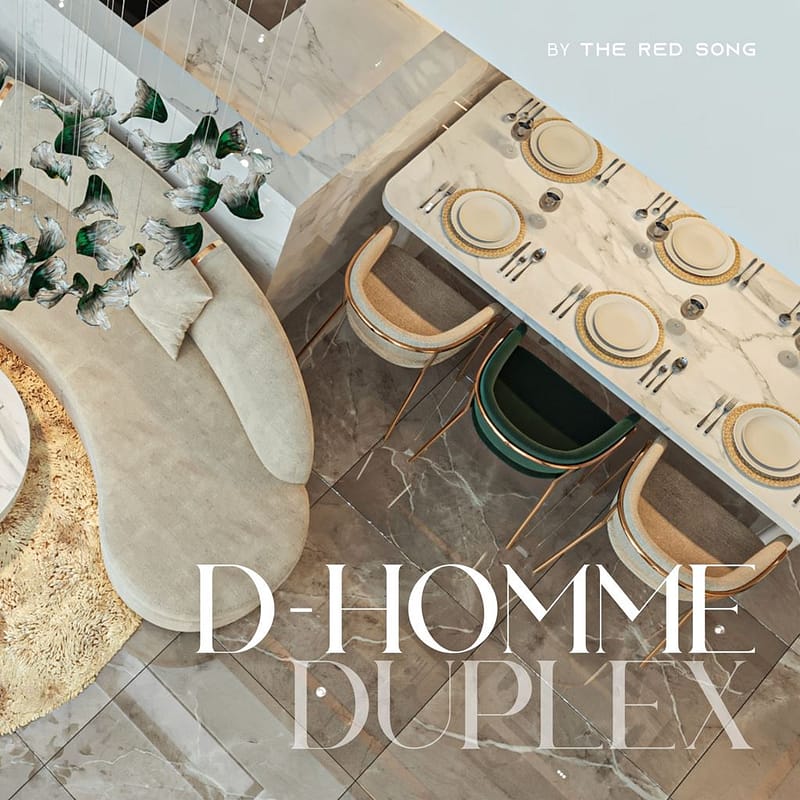 Thiết kế nội thất căn hộ D-Homme Duplex, Modern Luxury