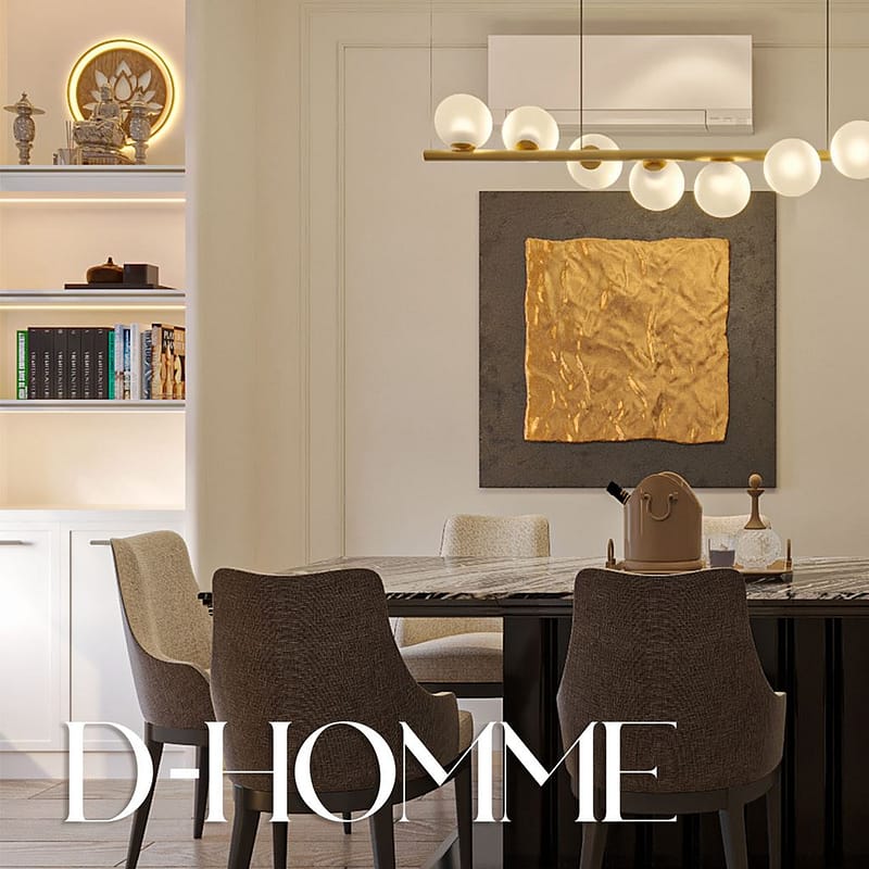 Thiết kế nội thất căn hộ Dhomme – W2.XX.3X, Modern Luxury x Neo-Classical