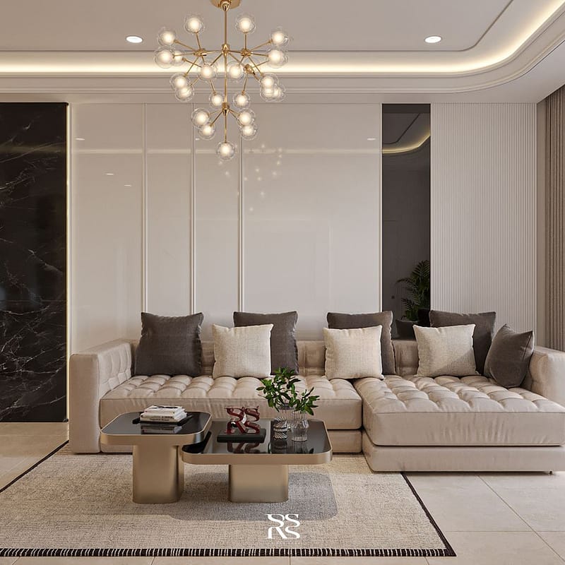 Thiết kế nội thất phòng khách căn hộ Dhomme 